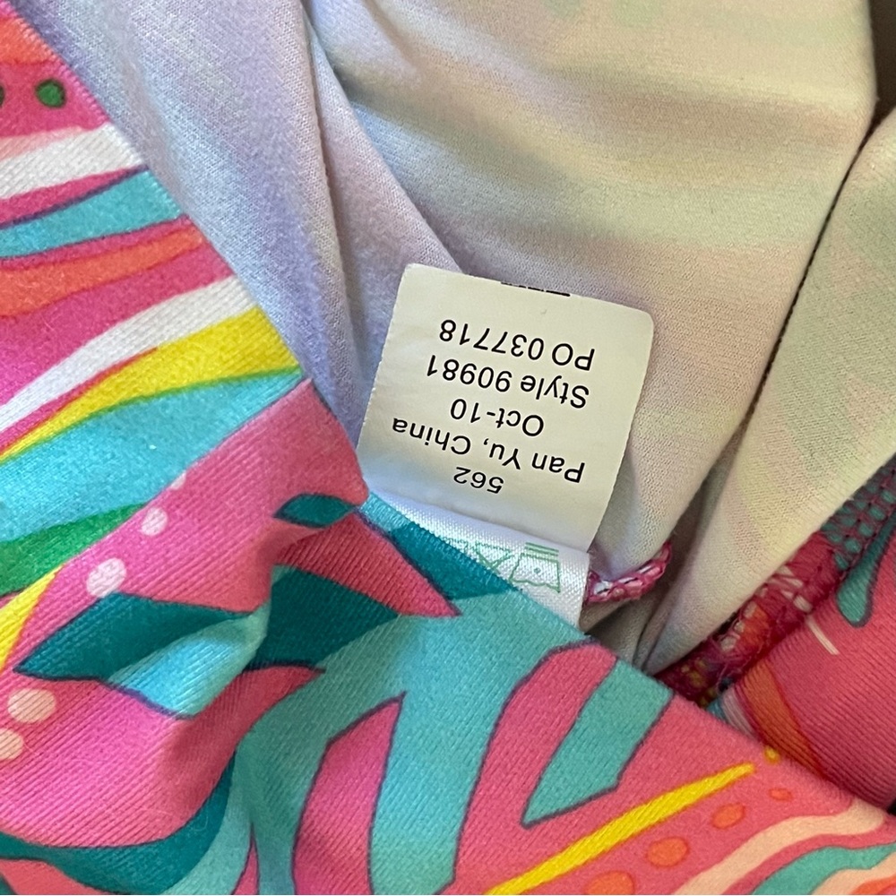 NWOT Lilly Pulitzer Pink Multi Print Skipper Popover Pullover XS - Picture 6 of 6